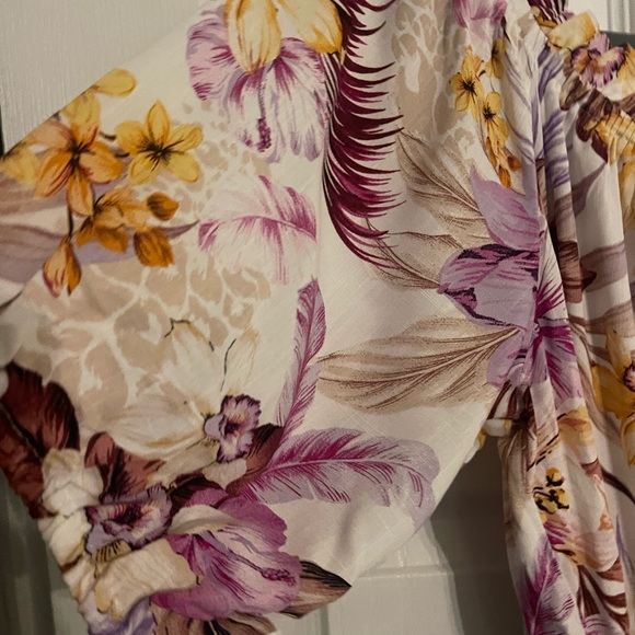 Floral off the should short City Chic dress - Picture 4 of 7